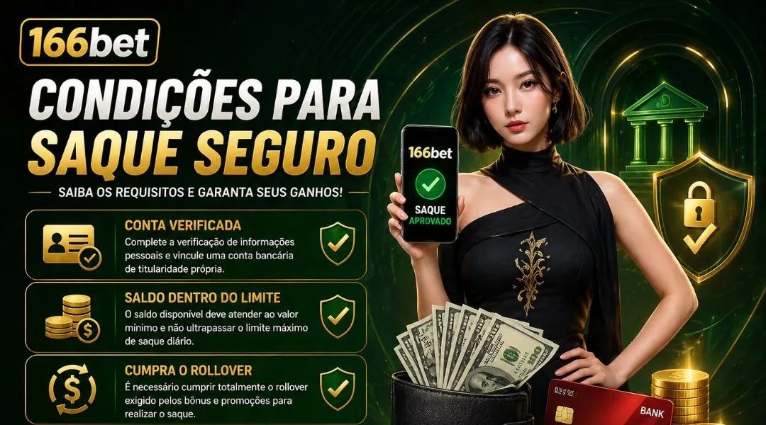 As condições de 166BET Saque que o jogador precisa conhecer