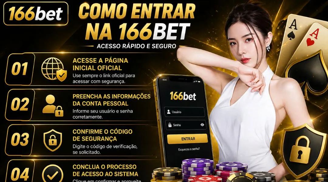 Guia 166BET Entrar detalhado e fácil de entender